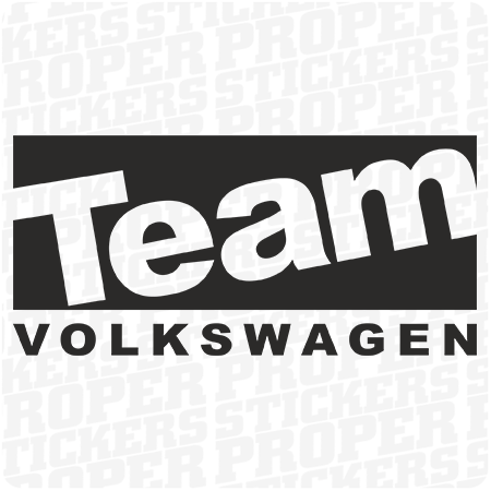 Team Volkswagen Naklejka
